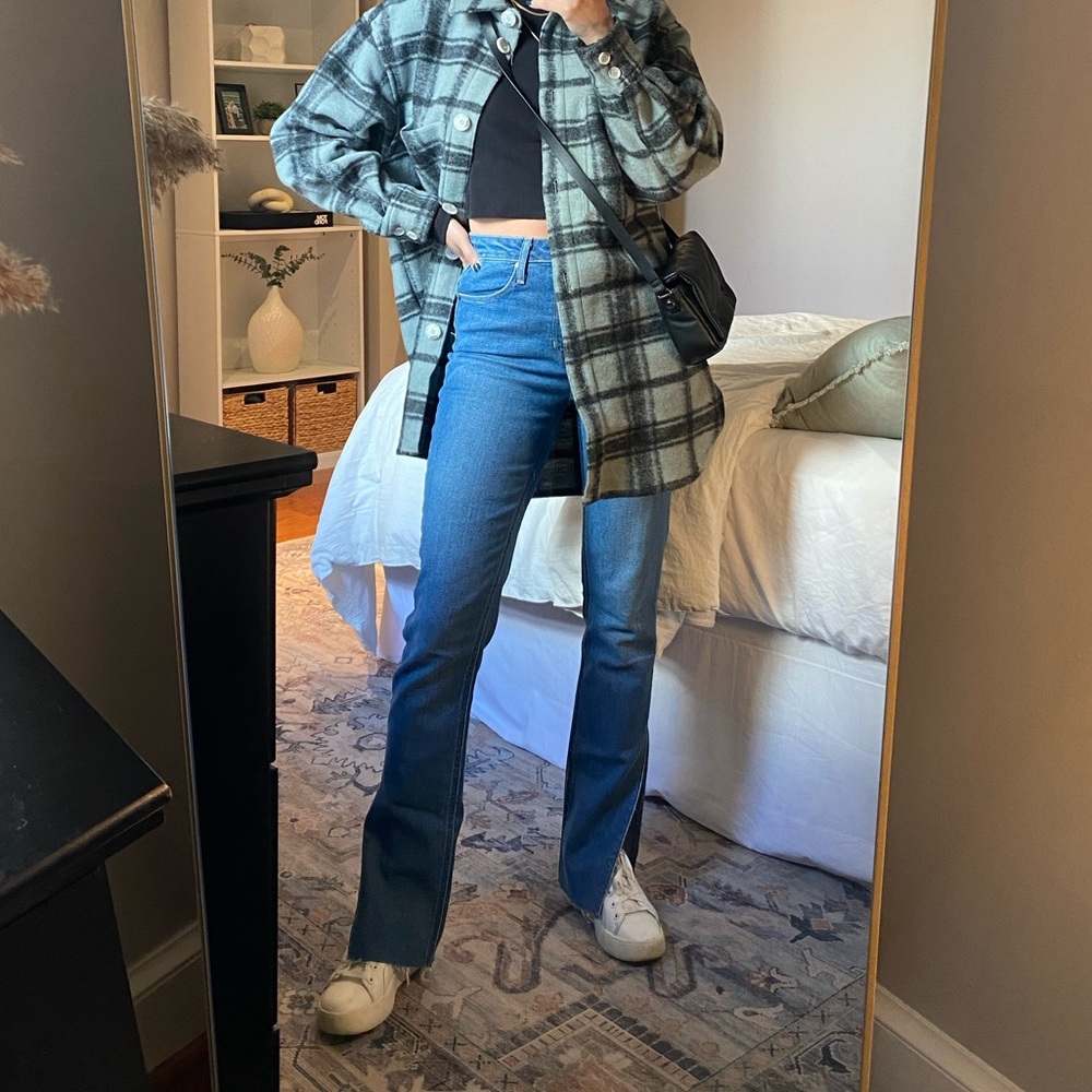 Just Black Denim Split Hem Jeans